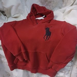 Boys sz 5 Polo Ralph Lauren Thermal Long Sleeve Hoodie